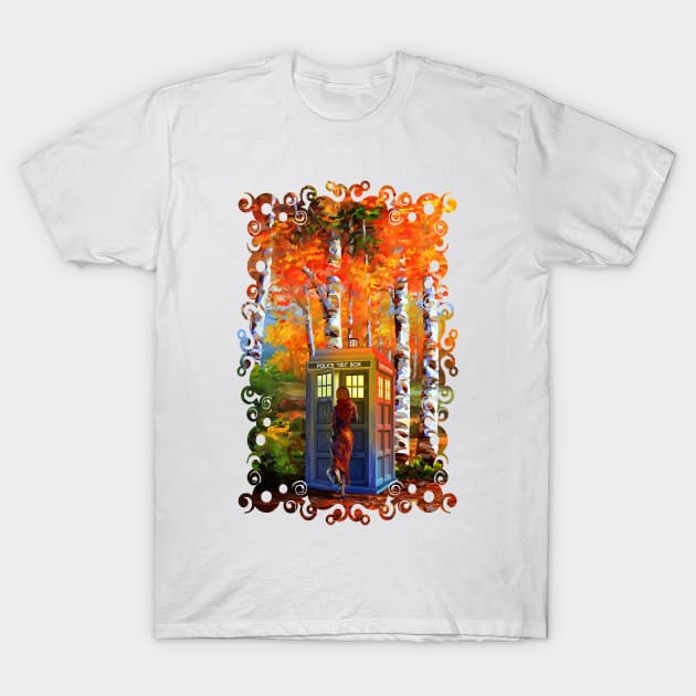 The 13th Doctor is Coming abstract paintings T-Shirt by Dezigner007